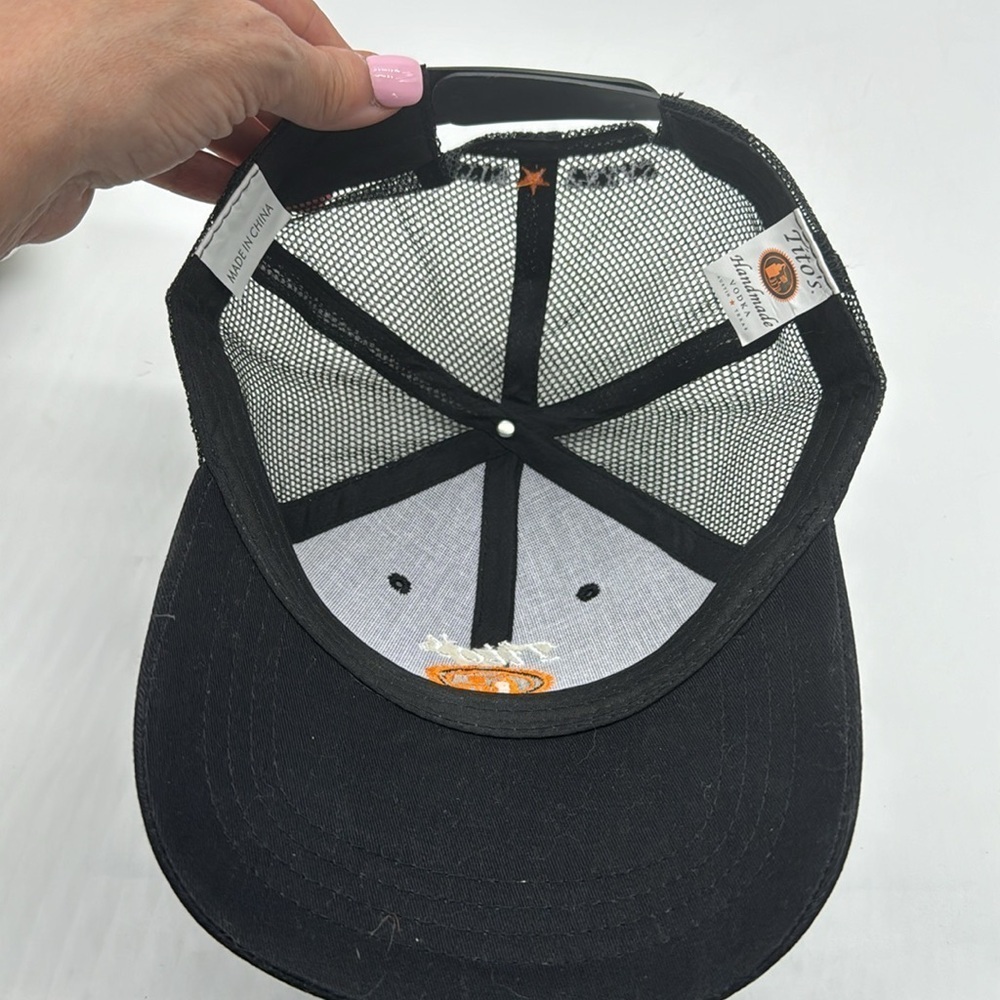 Tito's Vodka Black Trucker Hat Adjustable HT7617F - Picture 5 of 6